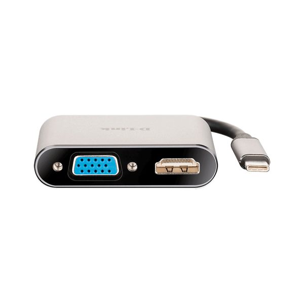 مبدل USB-C به VGA/HDMI دی لینک مدل DUB-V210